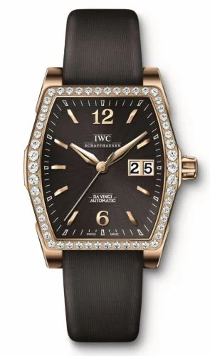 IWC Da Vinci Automatic Midsize Rose Gold / Diamond / Black IW4523-22 (4523-22, IW452322)